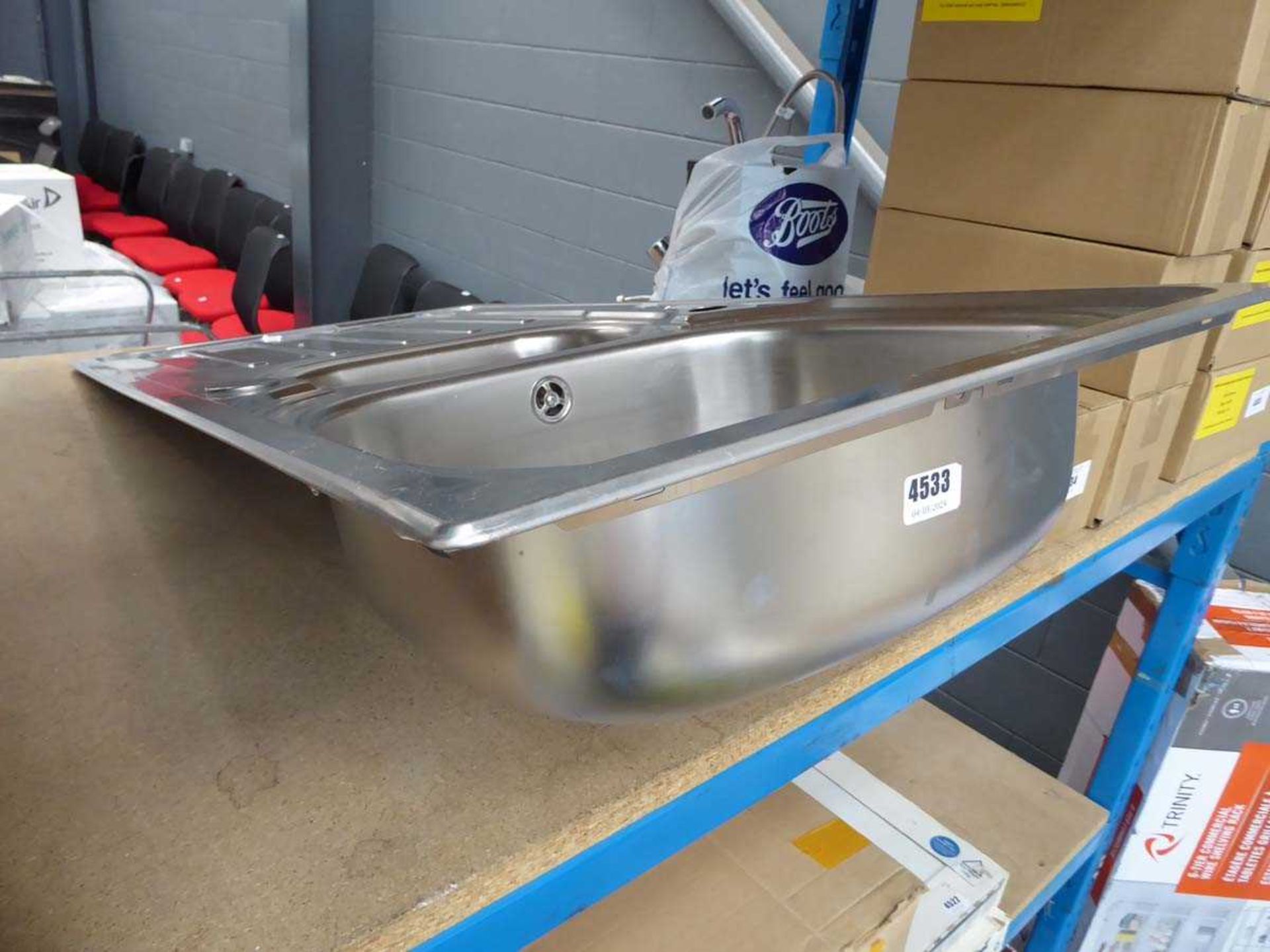 1 and 1/2 bowl stainless steel sink
