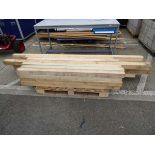 Pallet of assorted approx. 3x3" timber
