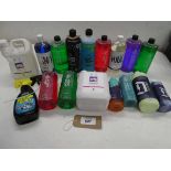 +VAT Car cleaning products including Snow Foam, shampoo, wheel & window cleaner etc