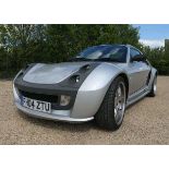 (FH04 ZTU) 2004 Smart Roadster Brabus Auto in silver, coupe BBAAZ200, 6-speed semi-auto, 698cc