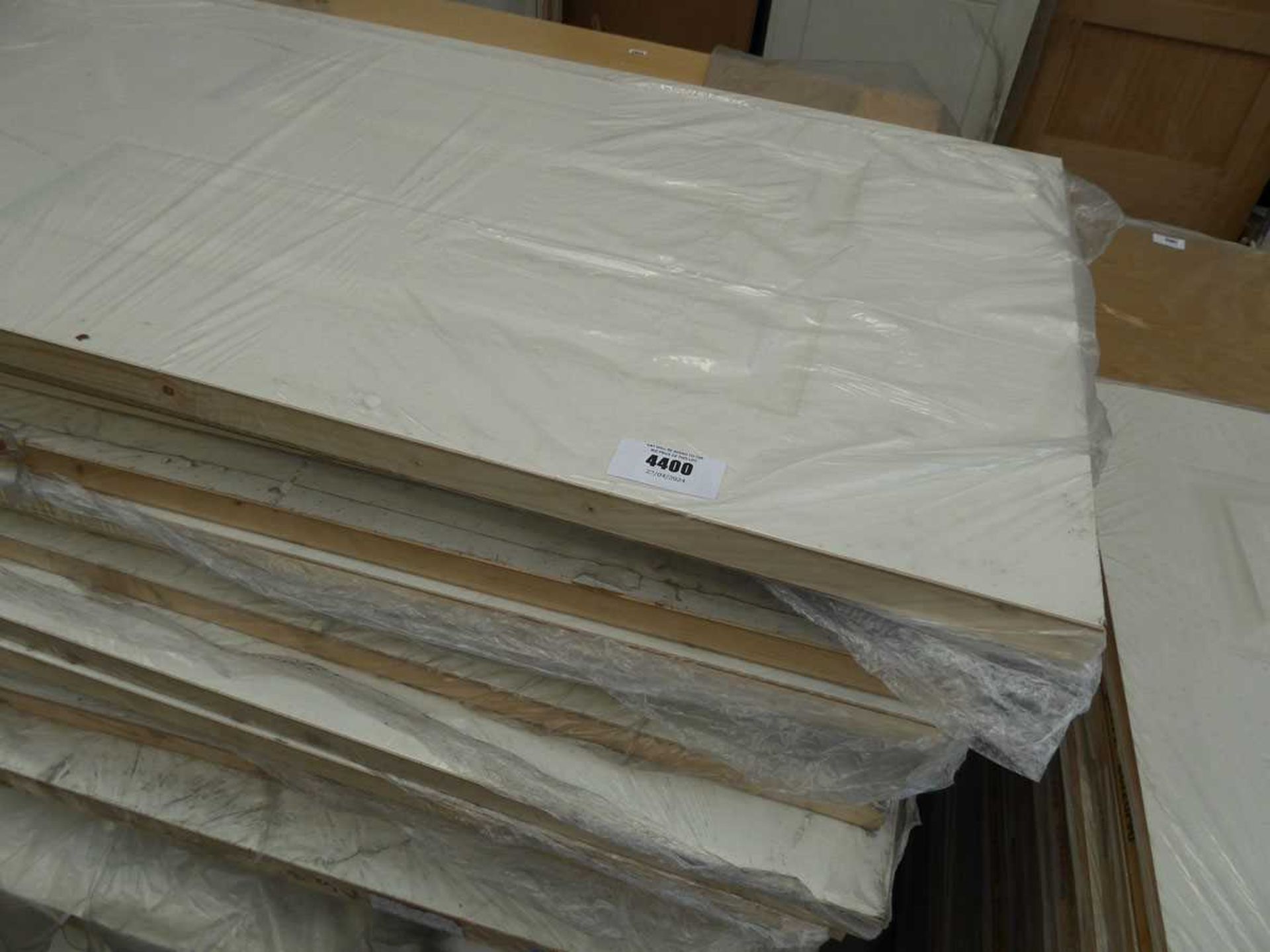 Large pallet of white panel assorted doors - Image 3 of 3