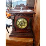 Oak bracket clock