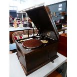 HMV wind up gramophone