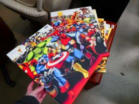 Quantity of modern superhero prints