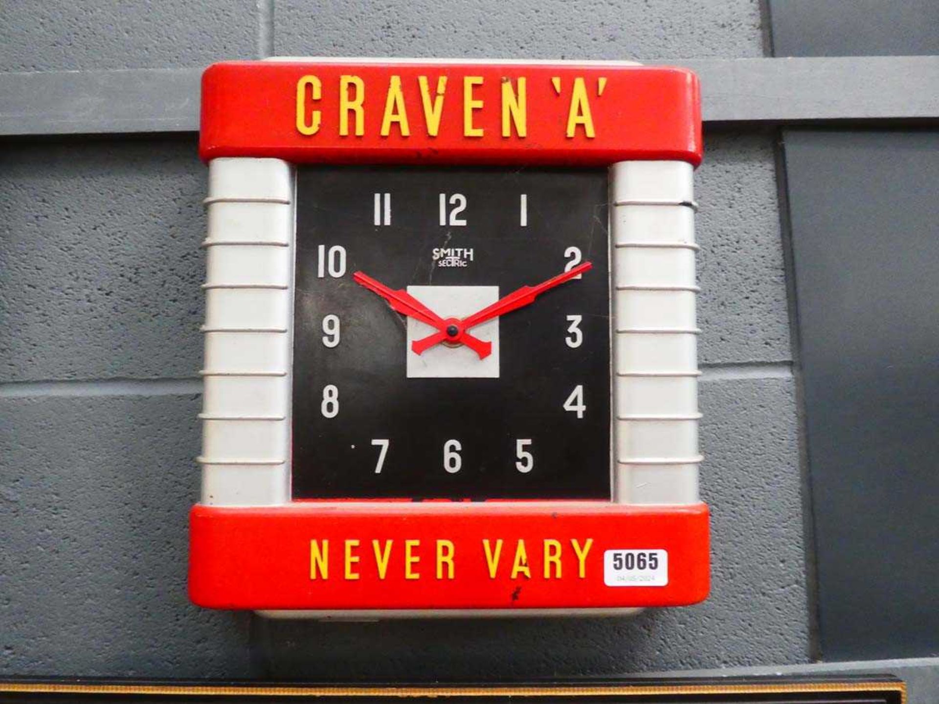 Smiths Electric Craven 'A' 1940s wall clock