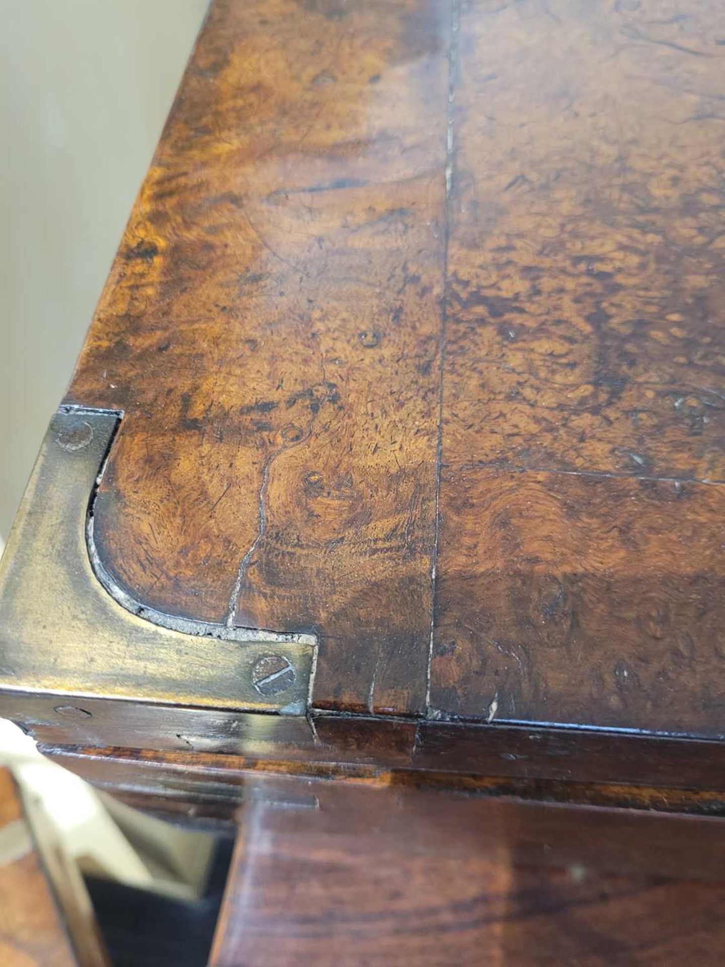 Three Victorian large writing slopes in rosewood and mahogany For restoration - Image 12 of 15