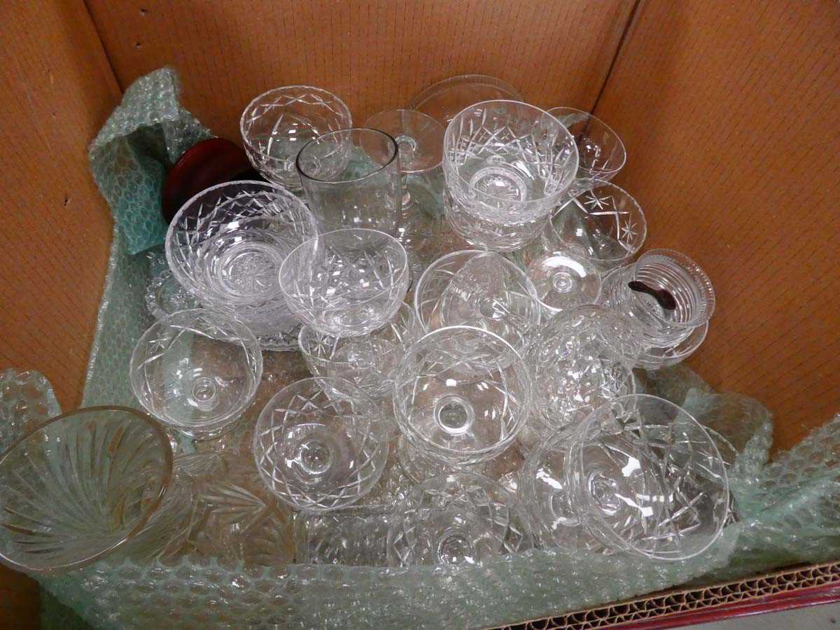 8 x boxes containing wine glasses, sundae dishes, bowls and tumblers - Image 2 of 3