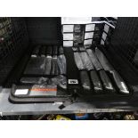 Samurai Japan triple hardened steel knife set in case