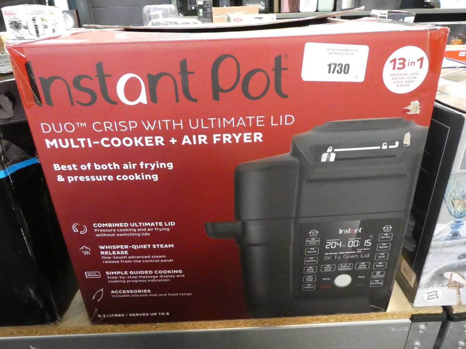 +VAT Instant Pot Multicooker and air fryer