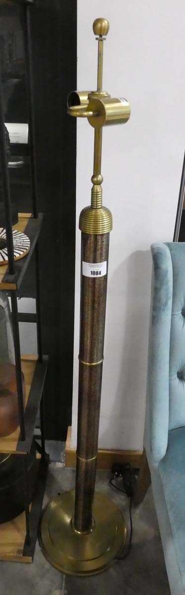 +VAT Brass finish floor standing double spot lantern