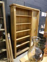 Light oak 6 shelf bookcase Water damaged