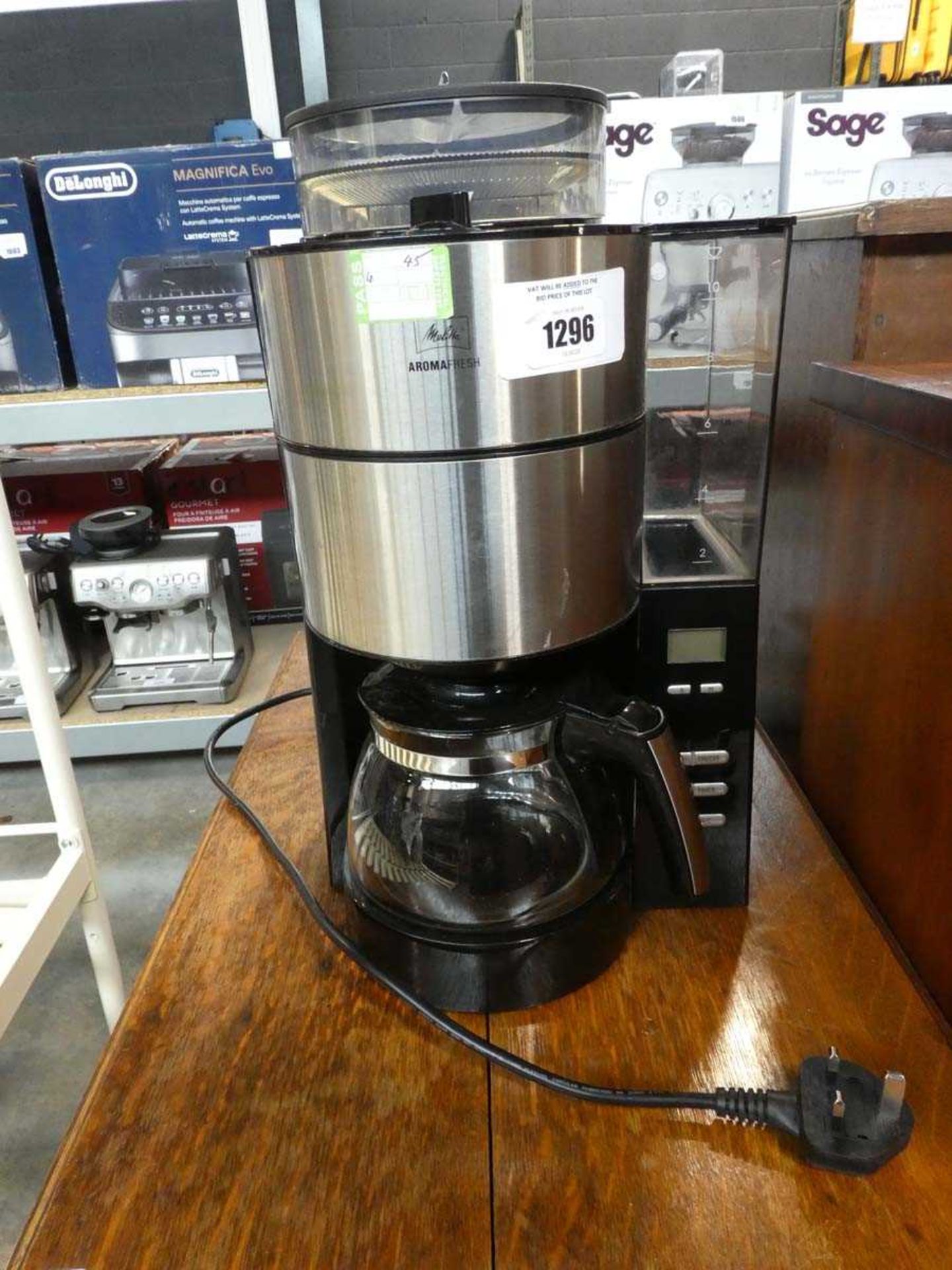 +VAT Melitta Aroma Fresh coffee machine, unboxed