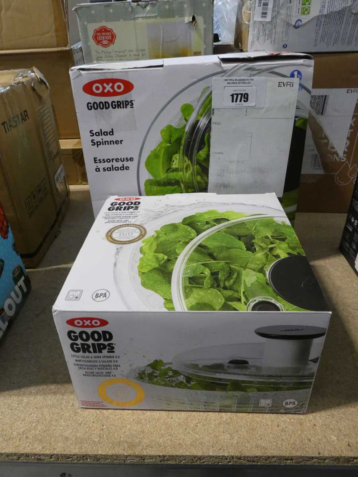 +VAT 2 OXO Good Grips salad spinners