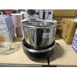 +VAT 1 large Prestige stainless steel pan and another large pan