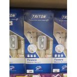 +VAT Boxed Triton Fevore thermostatic electric shower (Grade A stock)