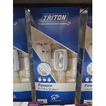 +VAT Boxed Triton Fevore thermostatic electric shower (Grade A stock)