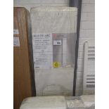 +VAT Boxed Kudox Alulite Arc 280x1800mm white designer radiator