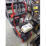 +VAT Clarke Tiger 3000 2 wheel petrol pressure washer on trolley (no lance or hose)