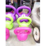 +VAT Everlast 3 piece kettle bell set (8kg, 5kg and 3kg)