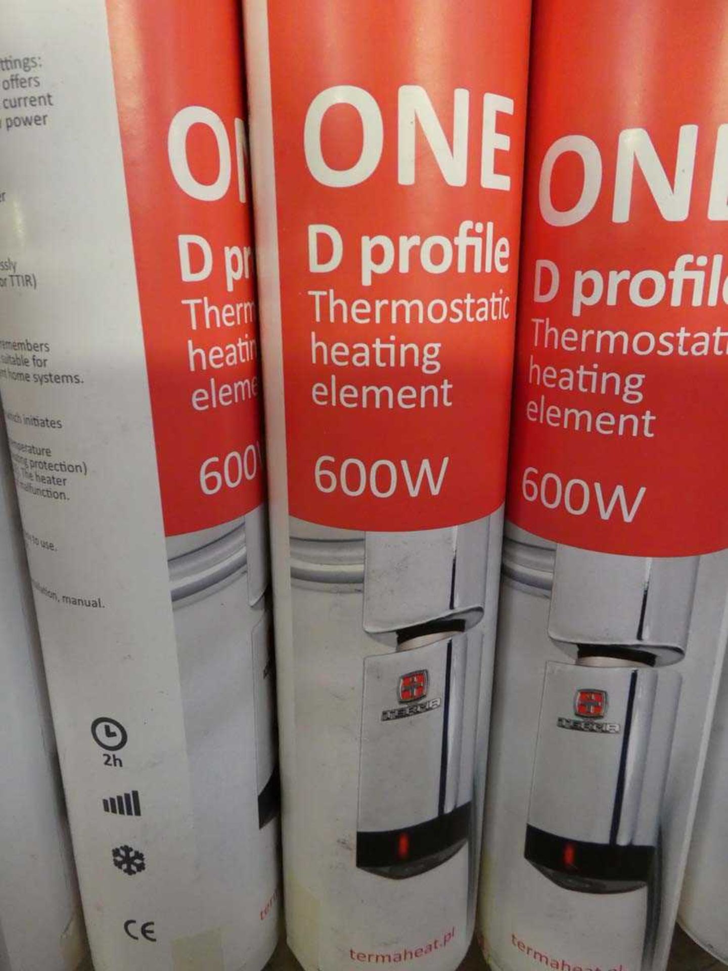 +VAT 5 Terma 1 D Profile 600W thermostatic heating elements - Bild 2 aus 2