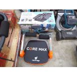 +VAT Boxed Cubii compact elliptical machine with New Image Core Max ab trainer