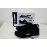 +VAT Boxed pair of men's Skechers memory foam trainers in black size 11