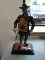 Small clock in the form of a Schwarzwalder (Black Forest) Bell /Clock Man