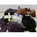 +VAT Mixed bag of ladies clothing to include loungewear, jackets, tops ect.