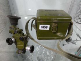 Military viewing device in fitted metal tin, marked, 'MS2A 2702294-398'