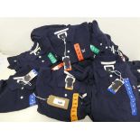 +VAT Approx. 30 men's polo tops by Crew Clothing Company