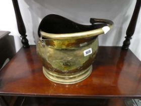 Brass fire bucket