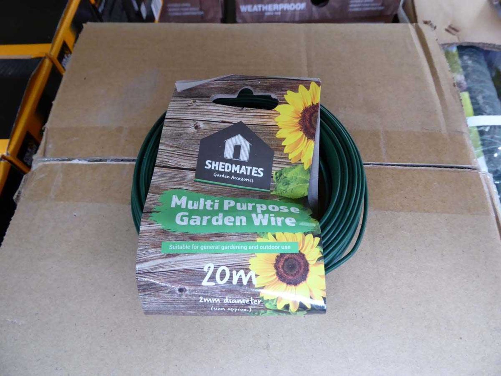 Box containing 48 rolls of Shedmates 20m. multipurpose garden wire - Image 2 of 2