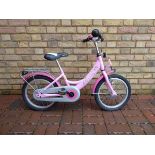 Girls Prinzessin bike in pink