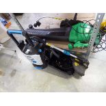 Mac Allister electric pressure washer with Mac Allister cordless strimmer and small quantity of