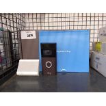 +VAT Ring video doorbell 3 in box with battery, chime, charger and dock