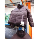 +VAT 2 Columbia full zip puffer jackets in brown (size S)