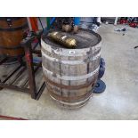 Oak metal banded barrel