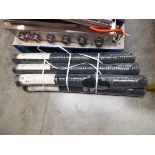 6 rolls of 6m x 1m PVC coated wire netting
