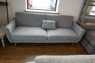 +VAT Modern grey sofa on wooden supports