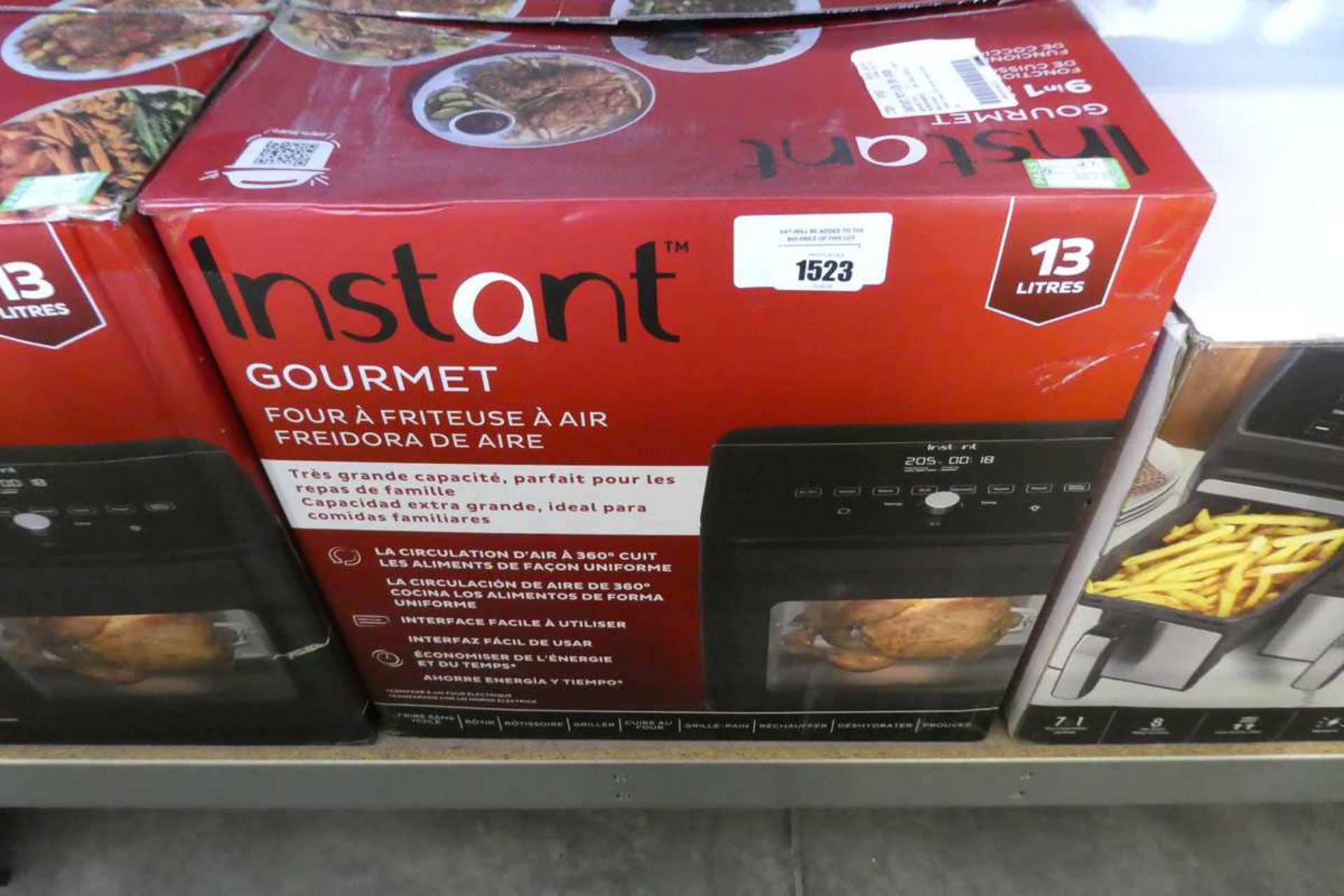 +VAT Instant Gourmet air fryer oven