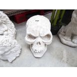 Concrete skull