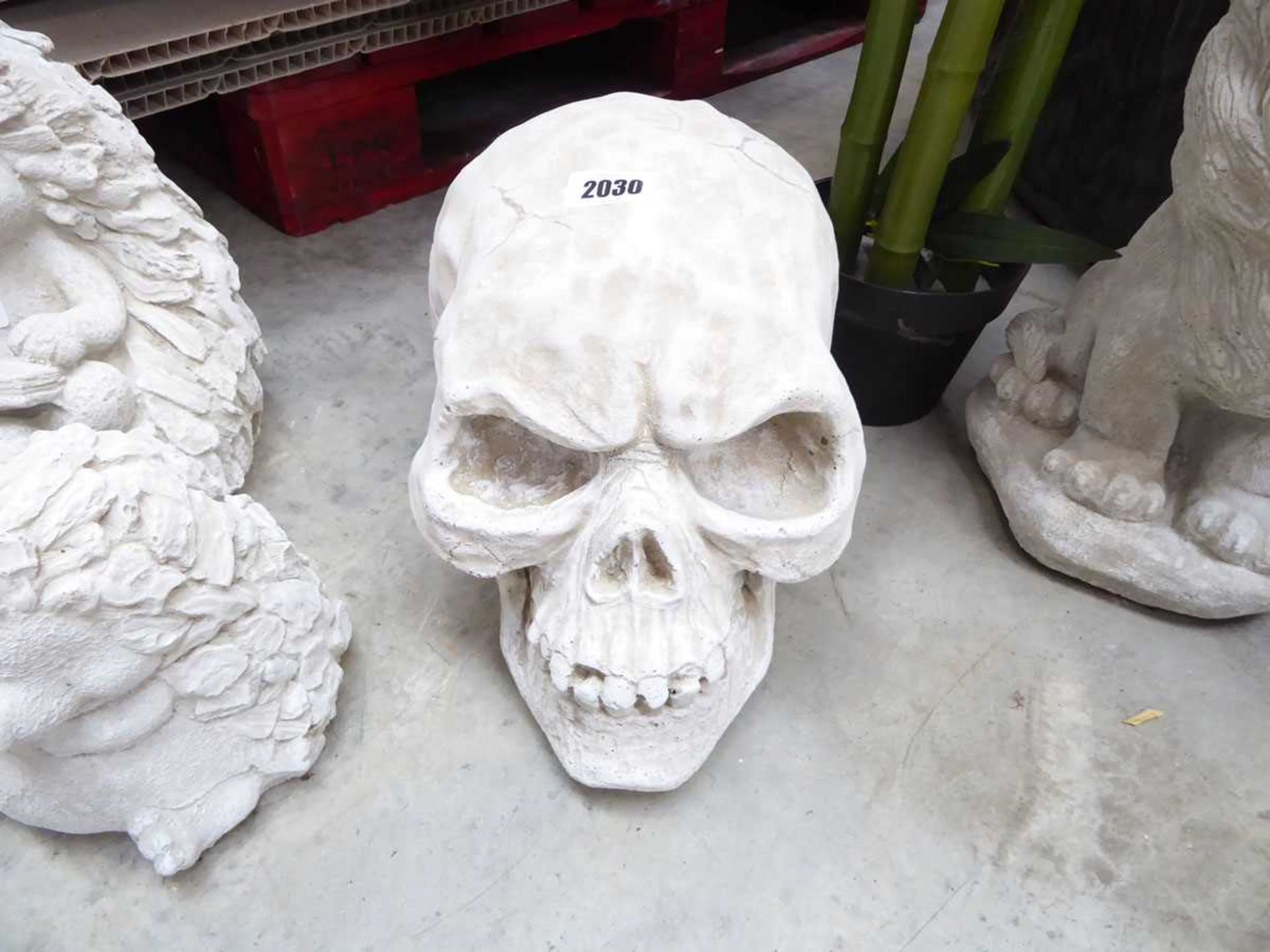 Concrete skull