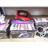 +VAT Russell Hobbs Supreme steam iron with Morphy Richards Easy Charge cordless steam iron and