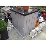 +VAT Keter 2 tone grey 2 door storage shed