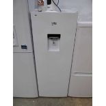 Beko upright larder fridge with integrated water dispenser