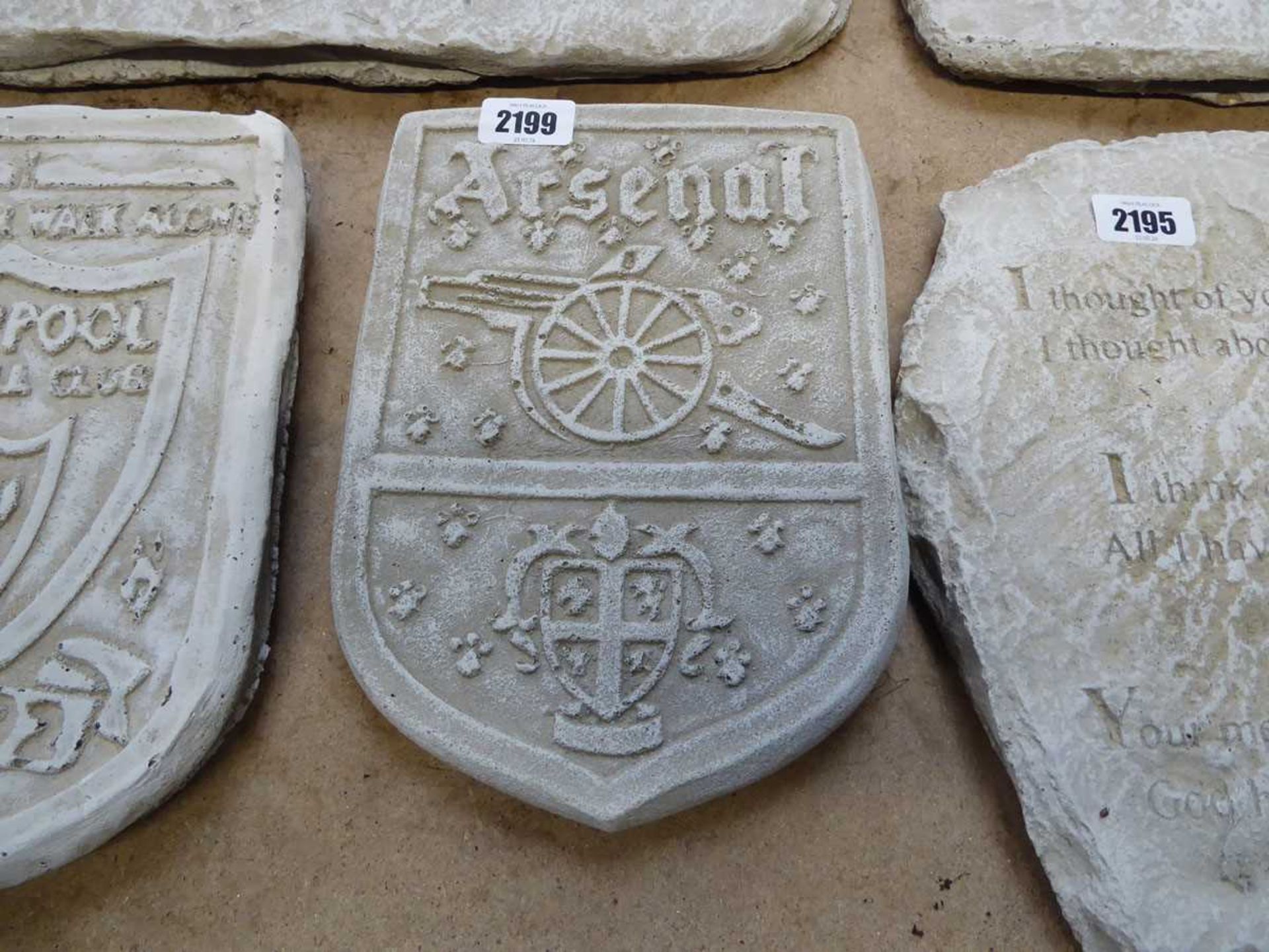 Concrete Arsenal FC plaque