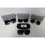 +VAT 3 pairs of Elle sunglasses together with 1 pair of Joules sunglasses (all with cases)