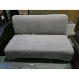 +VAT Natural coloured upholstered sofa bed