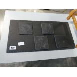 Slate place mat set