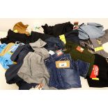 +VAT Approx. 20 items of mens clothing to include trousers, jumpers, tshirts ect.